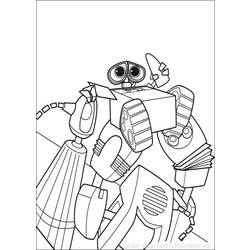 Coloring page: Wall-E (Animation Movies) #132184 - Free Printable Coloring Pages