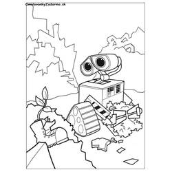 Coloring page: Wall-E (Animation Movies) #132189 - Free Printable Coloring Pages