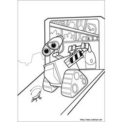Coloring page: Wall-E (Animation Movies) #132203 - Printable coloring pages