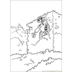 Coloring page: Wall-E (Animation Movies) #132207 - Free Printable Coloring Pages