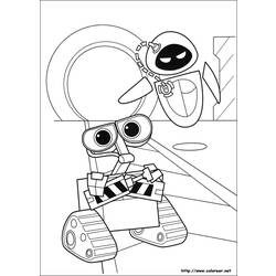 Coloring page: Wall-E (Animation Movies) #132219 - Free Printable Coloring Pages