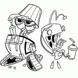 Coloring page: Wall-E (Animation Movies) #132227 - Printable coloring pages
