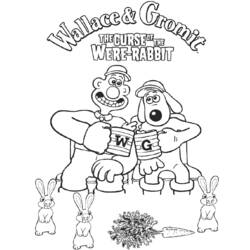 Coloring page: Wallace and Gromit (Animation Movies) #133460 - Printable coloring pages