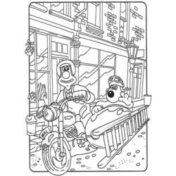 Coloring page: Wallace and Gromit (Animation Movies) #133465 - Printable coloring pages