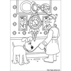 Coloring page: Wallace and Gromit (Animation Movies) #133468 - Printable coloring pages