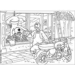 Coloring page: Wallace and Gromit (Animation Movies) #133479 - Printable coloring pages