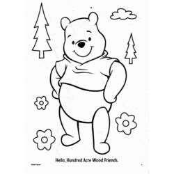 Coloring page: Winnie the Pooh (Animation Movies) #28620 - Free Printable Coloring Pages
