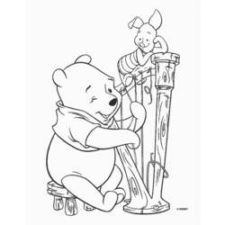 Coloring page: Winnie the Pooh (Animation Movies) #28625 - Free Printable Coloring Pages