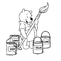 Coloring page: Winnie the Pooh (Animation Movies) #28638 - Free Printable Coloring Pages