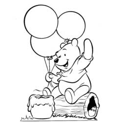 Coloring page: Winnie the Pooh (Animation Movies) #28668 - Printable coloring pages