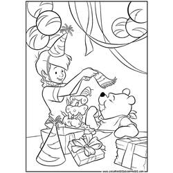 Coloring page: Winnie the Pooh (Animation Movies) #28678 - Free Printable Coloring Pages