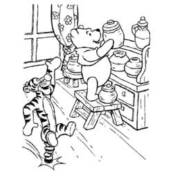 Coloring page: Winnie the Pooh (Animation Movies) #28694 - Free Printable Coloring Pages