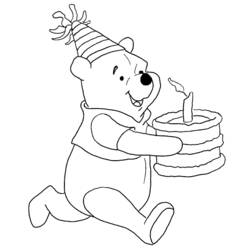 Coloring page: Winnie the Pooh (Animation Movies) #28734 - Free Printable Coloring Pages