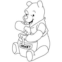 Coloring page: Winnie the Pooh (Animation Movies) #28737 - Printable coloring pages