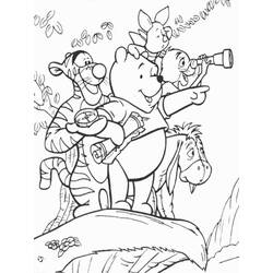 Coloring page: Winnie the Pooh (Animation Movies) #28740 - Free Printable Coloring Pages