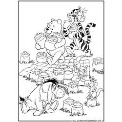Coloring page: Winnie the Pooh (Animation Movies) #28751 - Printable coloring pages