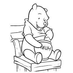 Coloring page: Winnie the Pooh (Animation Movies) #28769 - Free Printable Coloring Pages