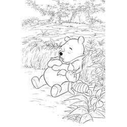 Coloring page: Winnie the Pooh (Animation Movies) #28824 - Free Printable Coloring Pages