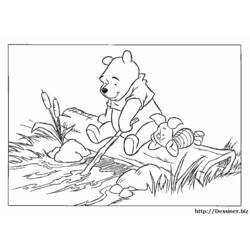 Coloring page: Winnie the Pooh (Animation Movies) #28829 - Free Printable Coloring Pages