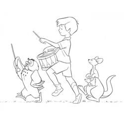 Coloring page: Winnie the Pooh (Animation Movies) #28831 - Free Printable Coloring Pages