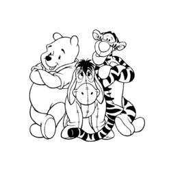 Coloring page: Winnie the Pooh (Animation Movies) #28900 - Printable coloring pages