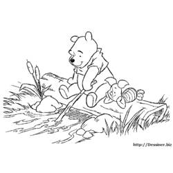 Coloring page: Winnie the Pooh (Animation Movies) #28905 - Free Printable Coloring Pages