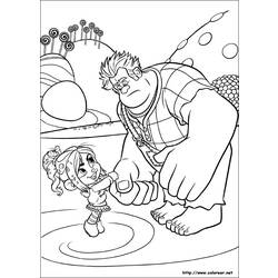 Coloring page: Wreck-It Ralph (Animation Movies) #130553 - Printable coloring pages