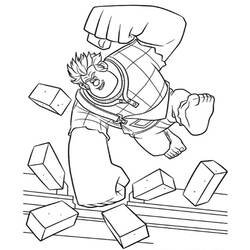 Coloring page: Wreck-It Ralph (Animation Movies) #130555 - Printable coloring pages
