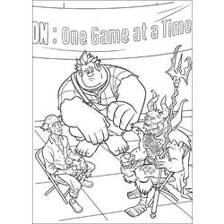 Coloring page: Wreck-It Ralph (Animation Movies) #130610 - Printable coloring pages