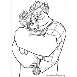 Coloring page: Wreck-It Ralph (Animation Movies) #130614 - Printable coloring pages