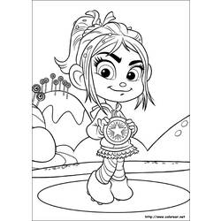 Coloring page: Wreck-It Ralph (Animation Movies) #130615 - Printable coloring pages