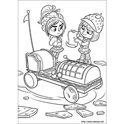 Coloring page: Wreck-It Ralph (Animation Movies) #130625 - Printable coloring pages