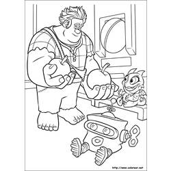 Coloring page: Wreck-It Ralph (Animation Movies) #130630 - Printable coloring pages