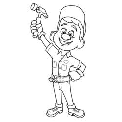 Coloring page: Wreck-It Ralph (Animation Movies) #130646 - Free Printable Coloring Pages