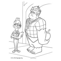 Coloring page: Wreck-It Ralph (Animation Movies) #130653 - Free Printable Coloring Pages