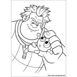 Coloring page: Wreck-It Ralph (Animation Movies) #130660 - Printable coloring pages
