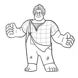 Coloring page: Wreck-It Ralph (Animation Movies) #130672 - Printable coloring pages