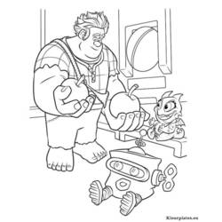 Coloring page: Wreck-It Ralph (Animation Movies) #130678 - Free Printable Coloring Pages