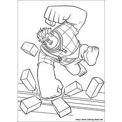 Coloring page: Wreck-It Ralph (Animation Movies) #130685 - Free Printable Coloring Pages