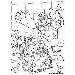 Coloring page: Wreck-It Ralph (Animation Movies) #130688 - Printable coloring pages