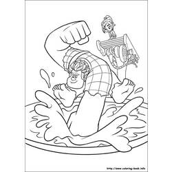 Coloring page: Wreck-It Ralph (Animation Movies) #130693 - Free Printable Coloring Pages