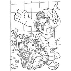 Coloring page: Wreck-It Ralph (Animation Movies) #130701 - Free Printable Coloring Pages