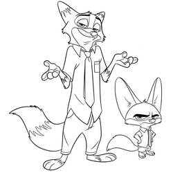 Zootopia (Animation Movies) coloring page #221708 to print and color