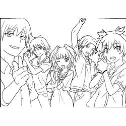 Coloring pages: Assassination Classroom - Free Printable Coloring Pages