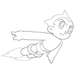 Coloring pages: Astro Boy - Free Printable Coloring Pages