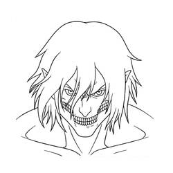 Coloring pages: Attack on Titan - Free Printable Coloring Pages
