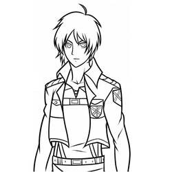 Attack on Titan (Anime and Manga) coloring page #182974 to print and color