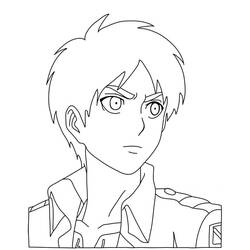 Attack on Titan (Anime and Manga) coloring page #182975 to print and color