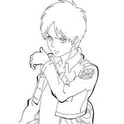 Attack on Titan (Anime and Manga) coloring page #182977 to print and color