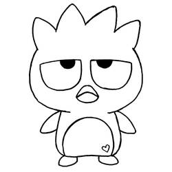 Coloring pages: Badtz Maru - Free Printable Coloring Pages